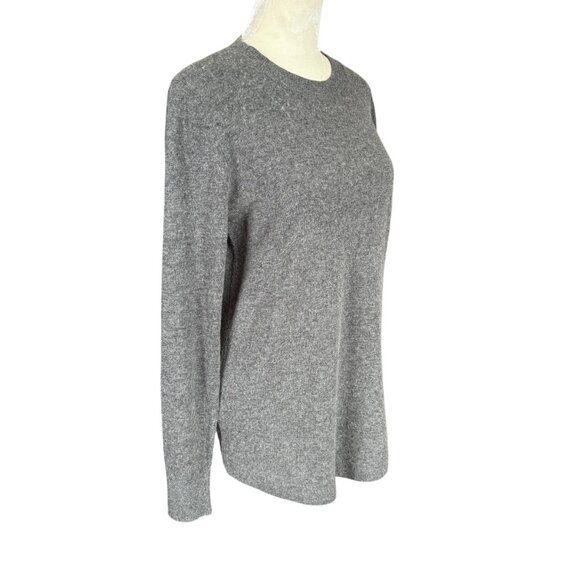 LOFT gray long sleeve crew neck pullover stretchy soft sweater women's size XS - Picture 2 of 8